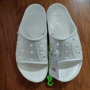 Crocs Men's White Slip-On Shoes